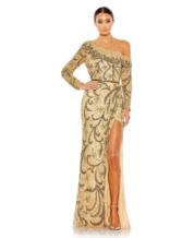 Macys cheap gold dress