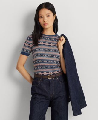 Lauren Ralph Lauren - Women's Short-Sleeve Sweater