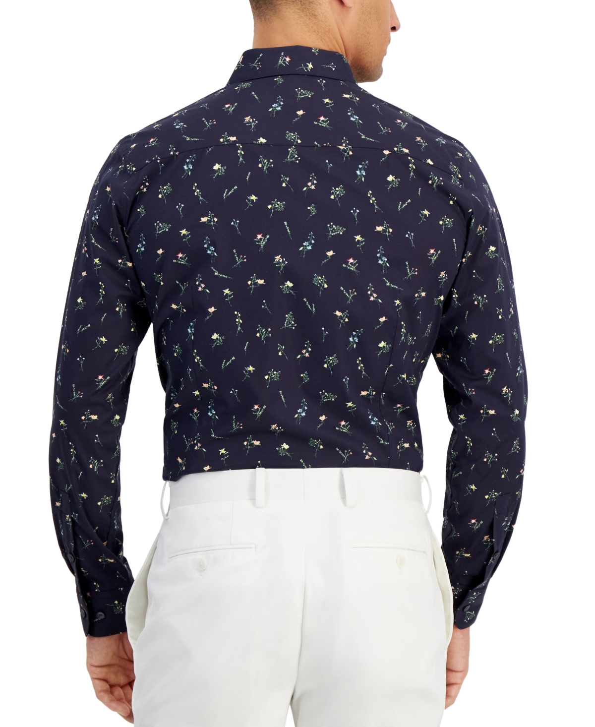 Bar Iii Men's Slim-Fit Spring Garden Dress Shirt, Created for Macy's