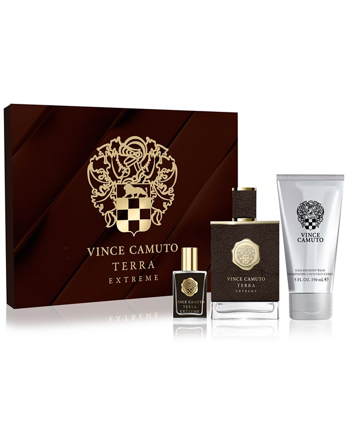 Vince Camuto Men's 3-Pc. Terra Extreme Eau de Parfum Gift Set - Macy's