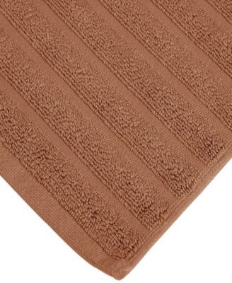 Cotton Textured Stripes 2-Pc. Bath Rug Set