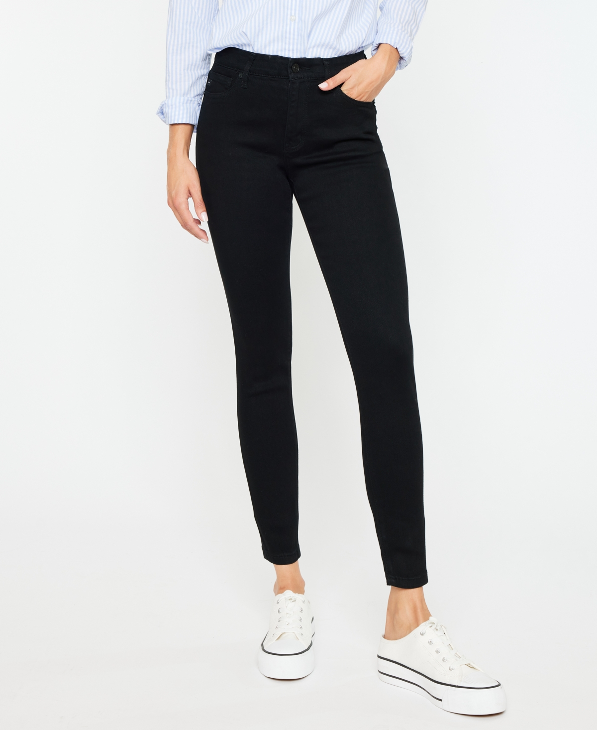 Women's High Rise Super Skinny Jeans - Black
