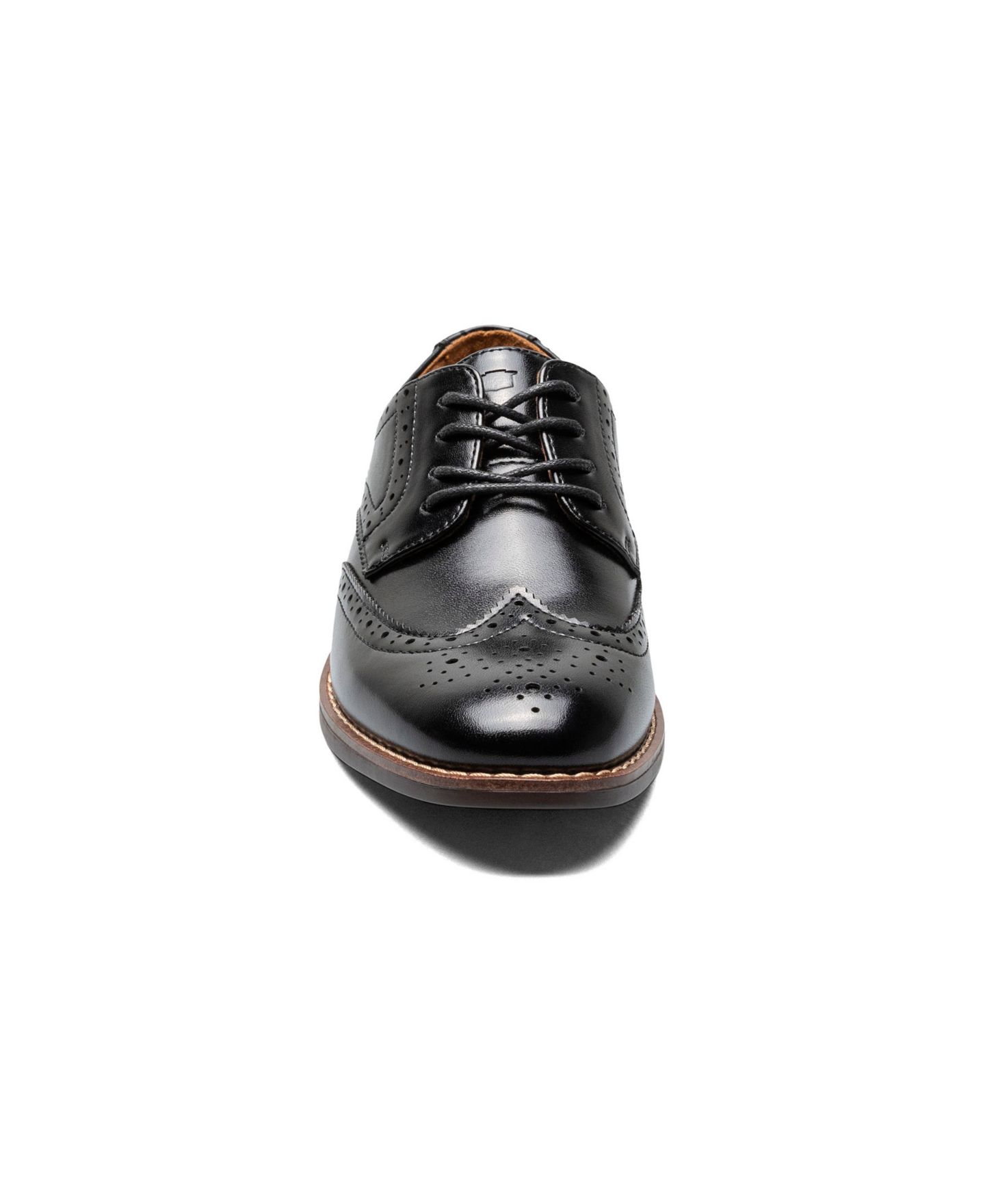 Детские оксфорды-броги Florsheim Rucci Junior для мальчиков, цвет: Чёрный — фото 6
