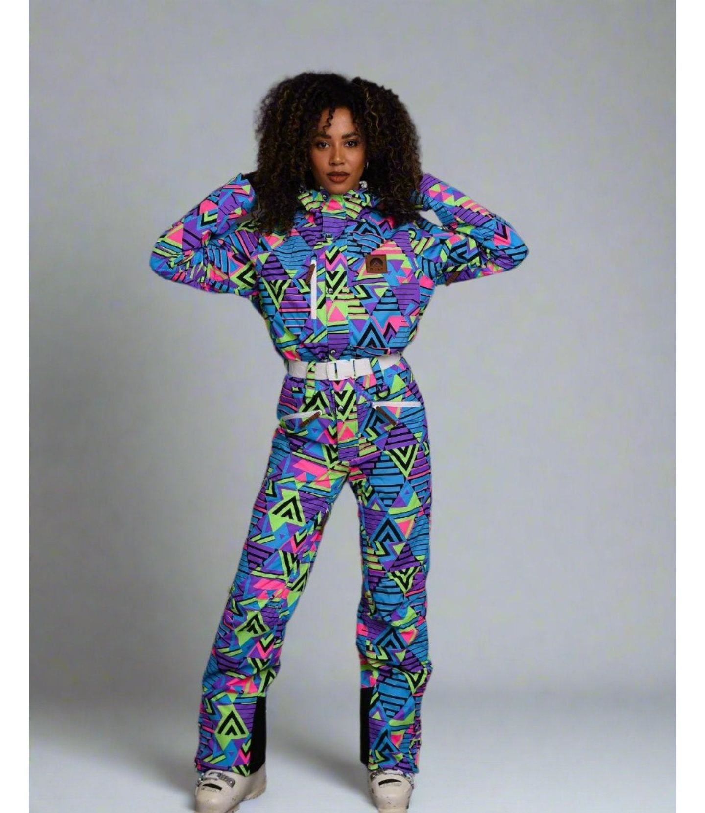Женские куртки OOSC Clothing Future Shock Ski Suit, цвет: Фиолетовый — фото 1