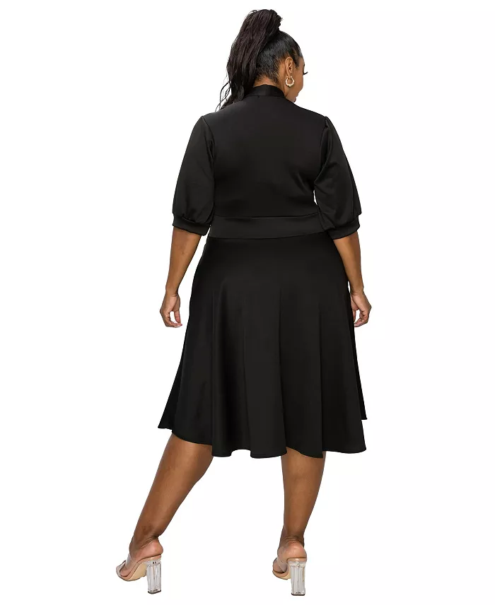 Plus Size Carina Donna Pocket Dress - thumbnail 6