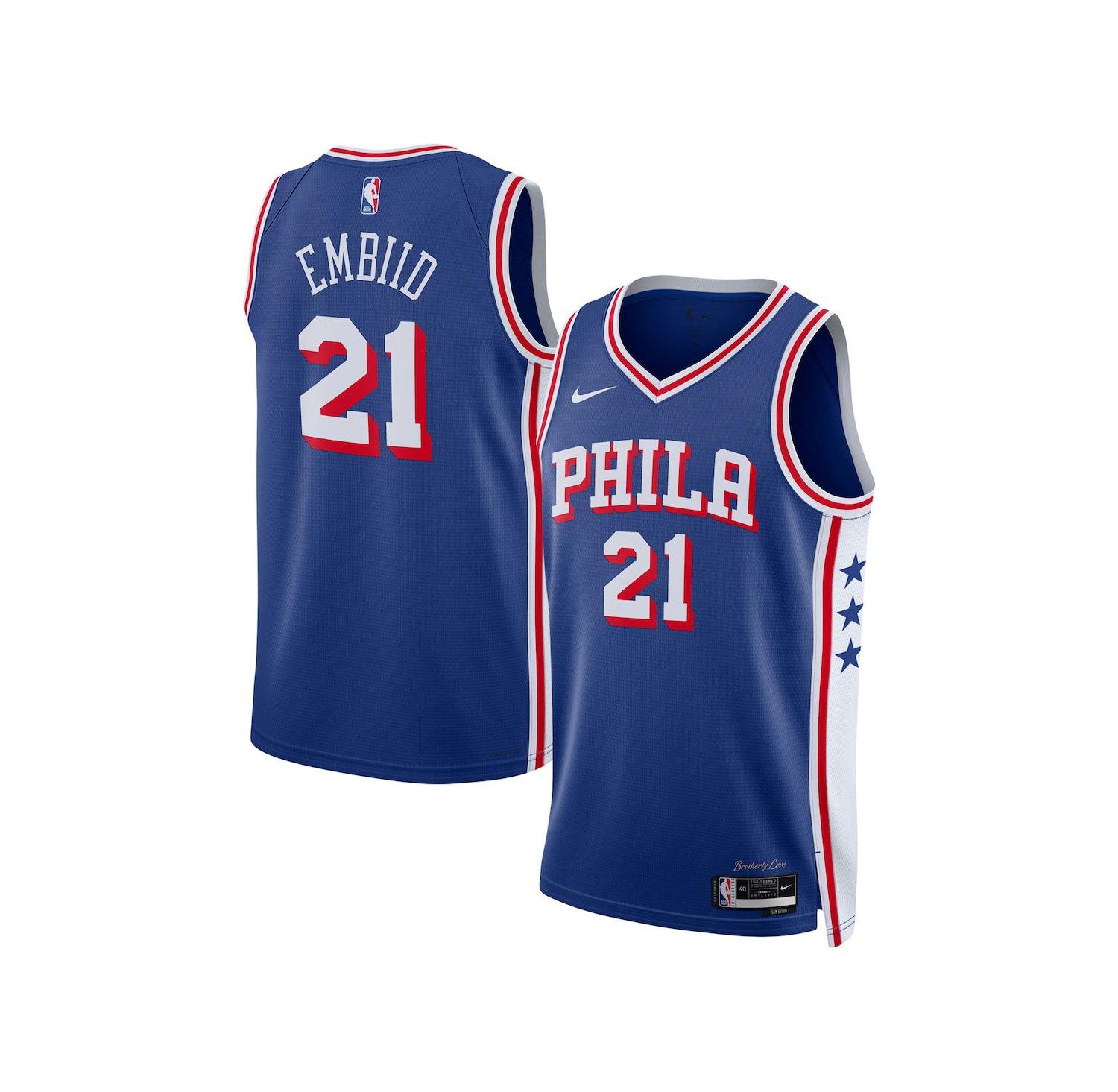Men's and Women's Joel Embiid Philadelphia 76ers Swingman Jersey
