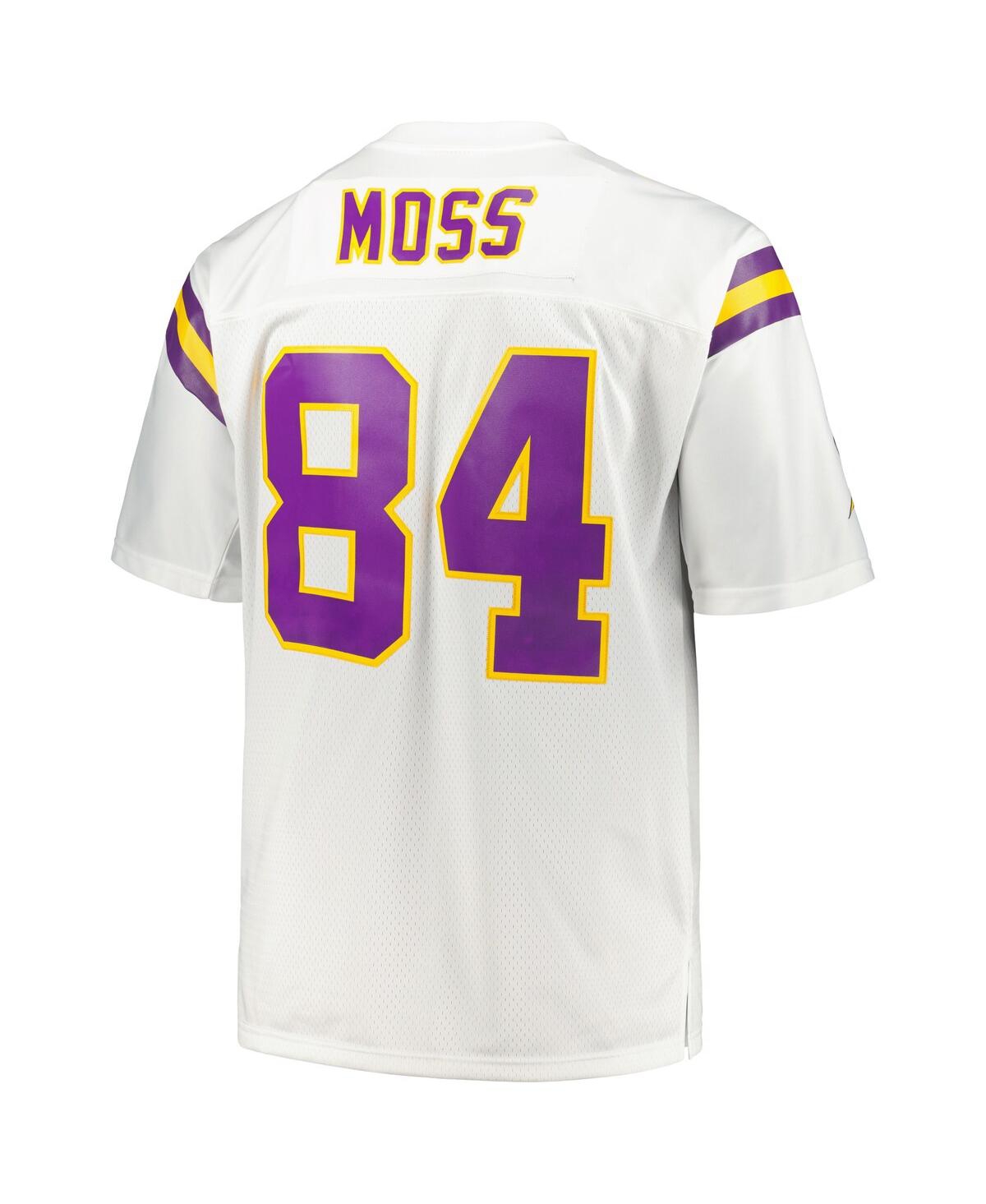 Men's Mitchell & Ness Randy MossMinnesota Vikings Big and Tall 1998 Legacy Retired Player Jersey - White