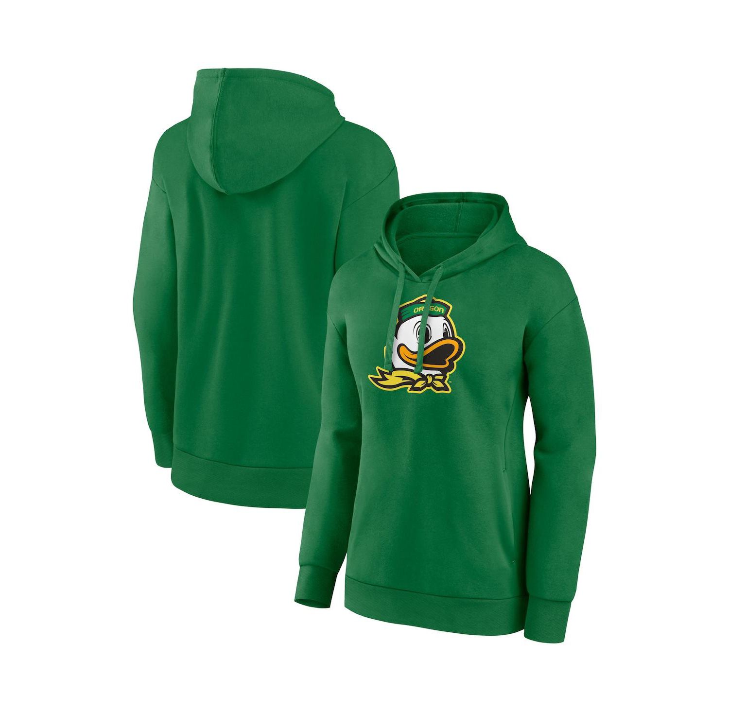Women's Green Oregon Ducks Evergreen Pullover Hoodie