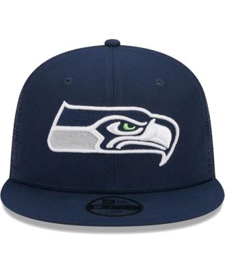 Youth Boys and Girls College Navy Seattle Seahawks Main Trucker 9FIFTY Snapback Hat