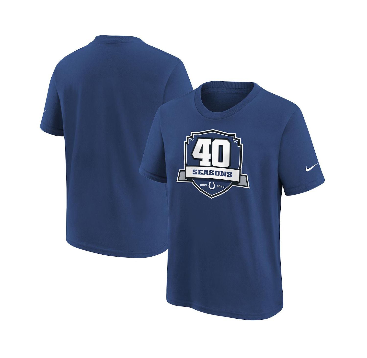 Big Boys Blue Indianapolis Colts 40th Anniversary T-shirt