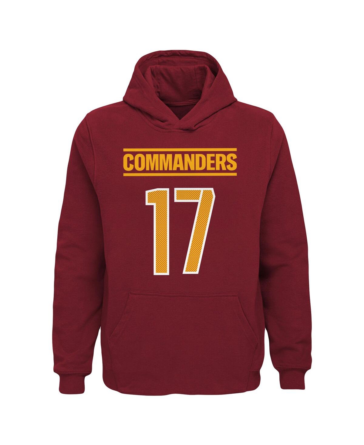 Shop Outerstuff Big Boys Terry Mclaurin Burgundy Washington Commanders Mainliner Player Name And Number Pullover Hoo
