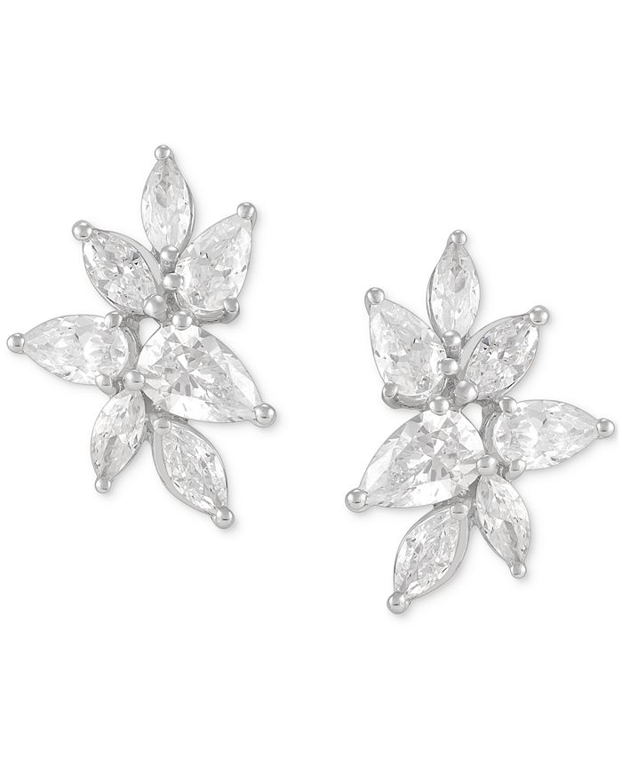 Grown With Love Lab Grown Diamond Marquise & Pear Stud Earrings (1-1/2 ...