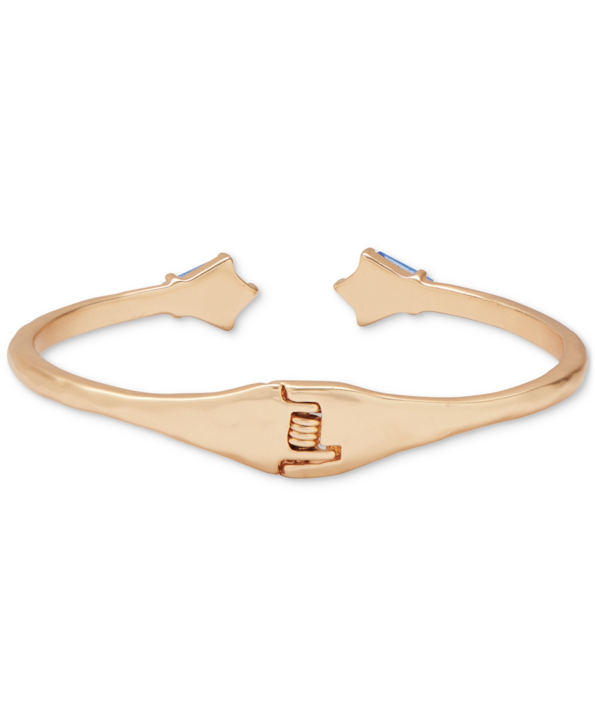 Shop Lucky Brand Gold-tone Color Kite-shape Stone Cuff Bracelet