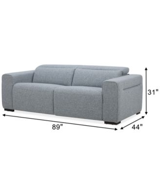 CLOSEOUT! Orsha 89" Zero Gravity Fabric Sofa