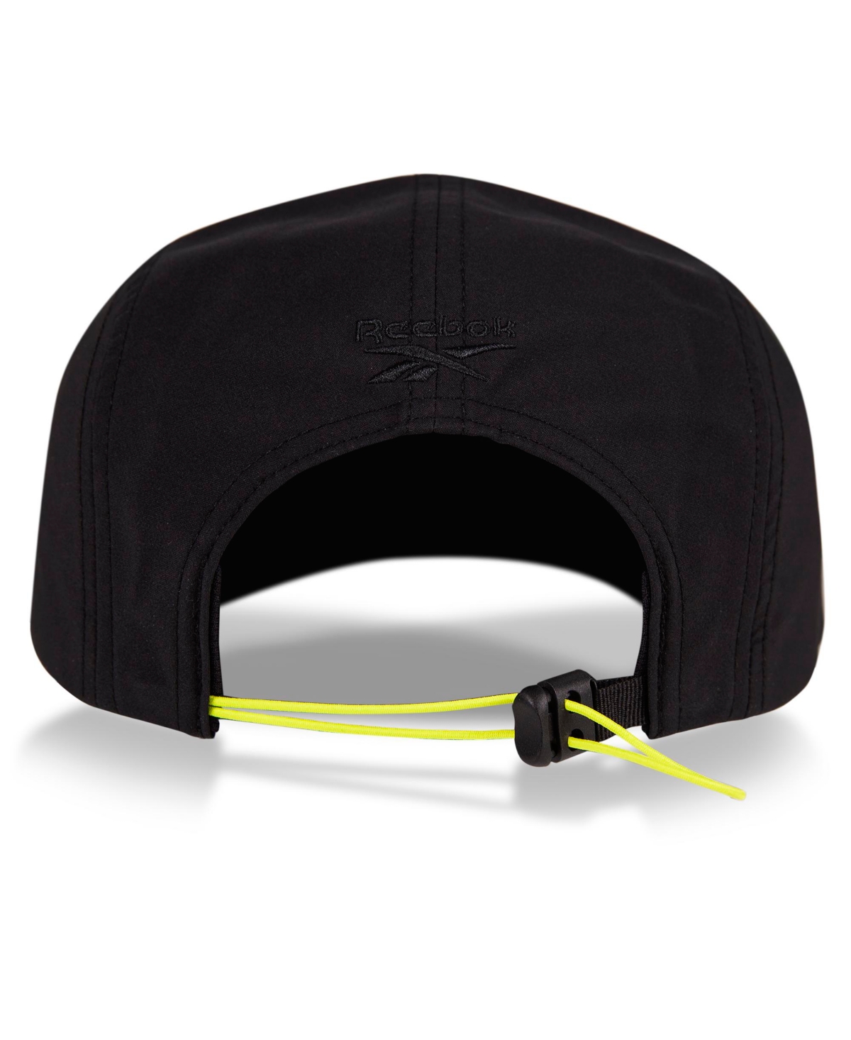 Shop Reebok Men's Technical Running Cap With Drawcord In Black