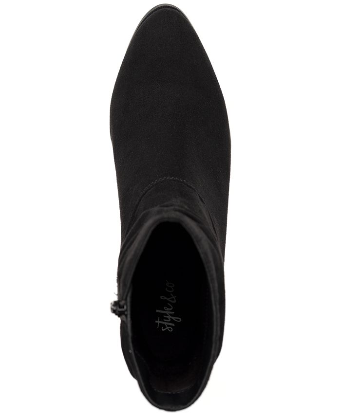 Style & Co Piviee Slouch Booties, Created for Macy's - Macy's