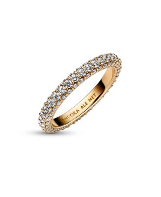 Cubic Zirconia Timeless Pave Single-Row Ring