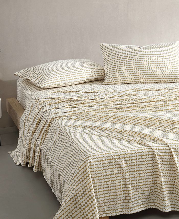 Marimekko Pikku Rasymatto Cotton 4 Piece Sheet Set, King Macy's