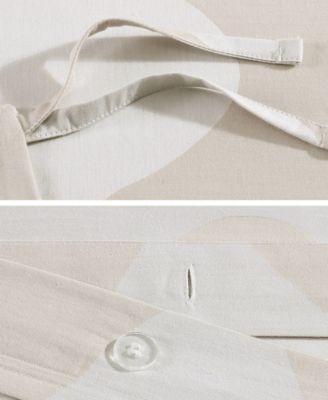 CLOSEOUT! Lokki Cotton 3 Piece Duvet Cover Set, Full/Queen