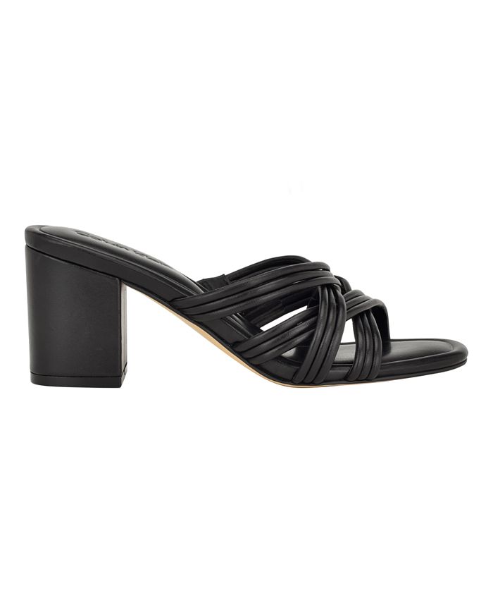 Calvin Klein Women's Terisa Strappy Square Toe Dress Sandals - Macy's