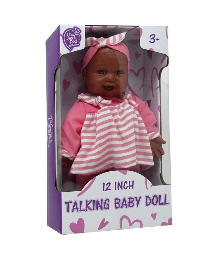 The New York Doll Collection 12 Inch Soft Interactive Baby Doll Macy's