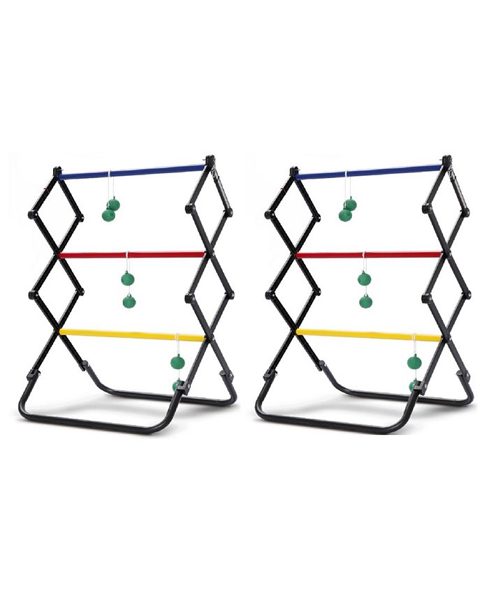 EJET SPORT Ladder Toss Games, Ladder Ball Set, Instant Setup, Folding System, Outdoor Games for