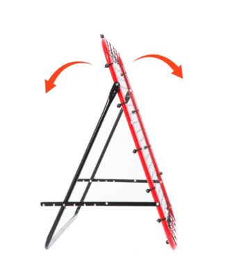 Soccer Rebounder Net - 3.5x3.5 Ft Football Training Aid For Backyard Practice