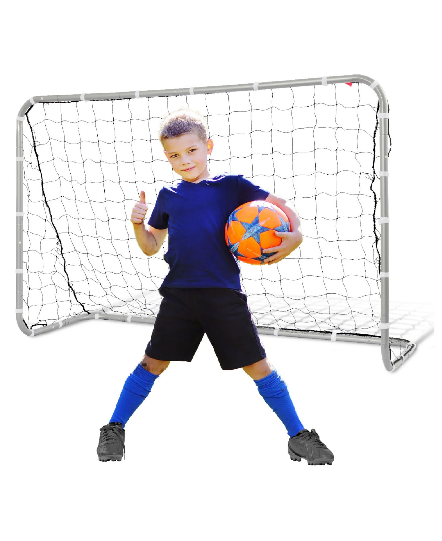 Детская игрушка NET PLAYZ E-Jet 6' x 4' Metal Soccer Goal, Ages 3+ — фото 2