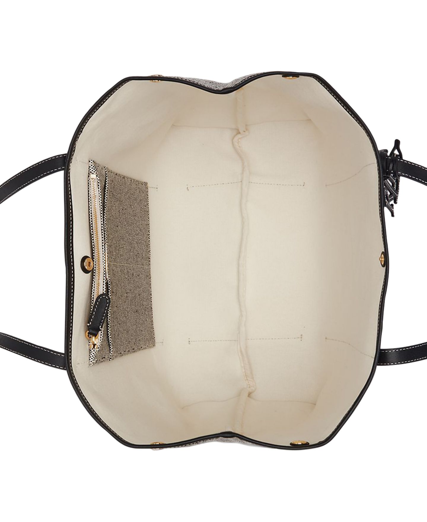 Женская сумка Lauren Ralph Lauren Canvas & Leather Emerie Extra Large, цвет: Чёрный — фото 6