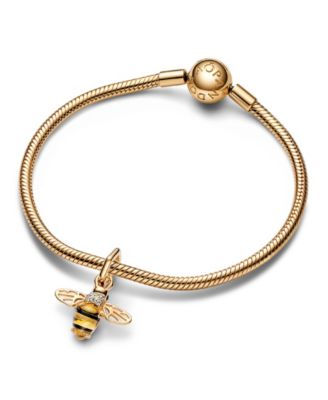 Mixed Stone Sparkling Bee Dangle Charm