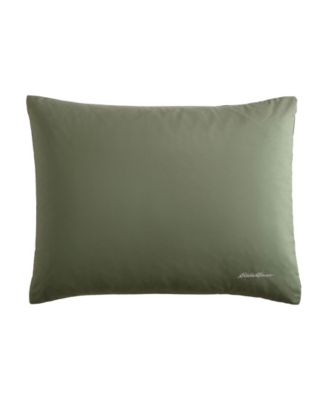 Eddie Bauer Skyline Stripe Reversible Comforter Sets In Olive Green,gray