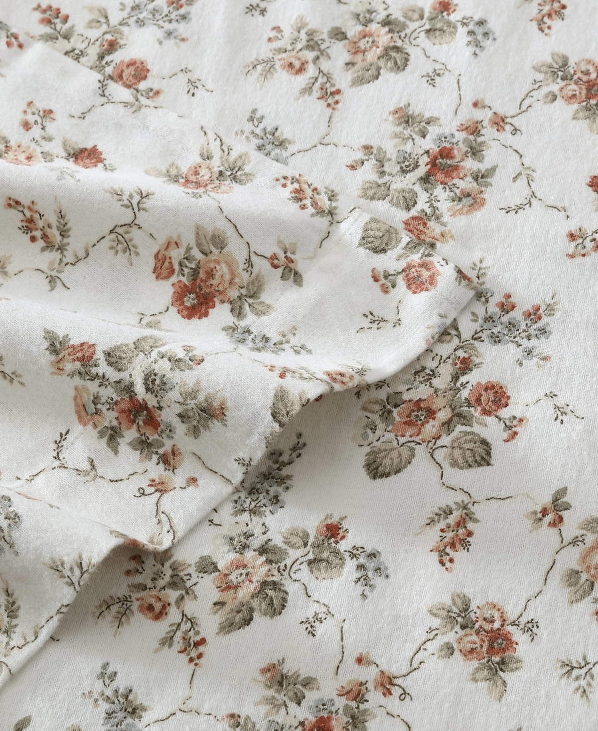 Laura Ashley Cotton Flannel 4-piece Sheet Set, King