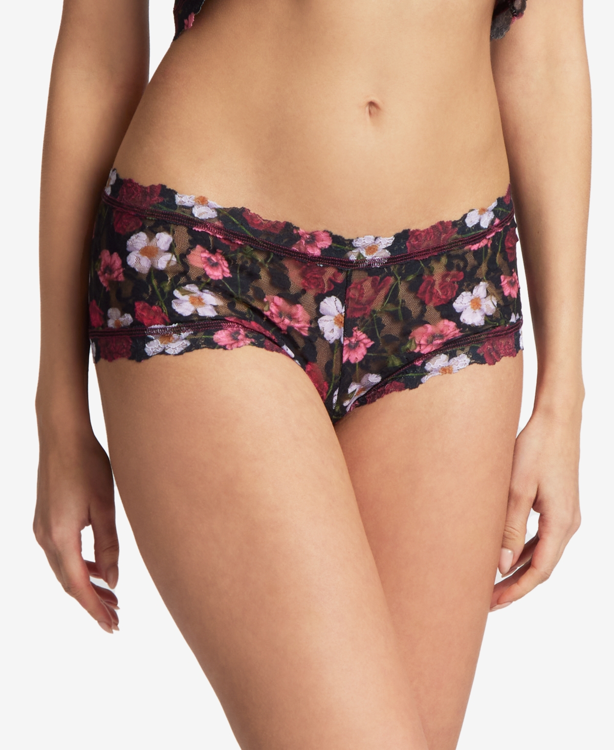 Shop Hanky Panky Printed Signature Lace Boyshort, Pr4812 In Am I Dreaming Floral Print