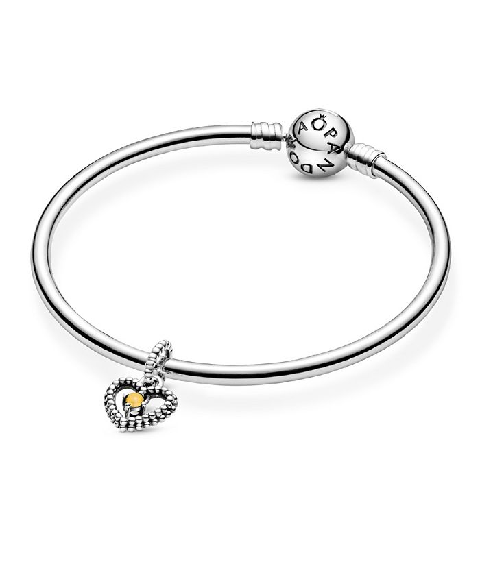 Pandora Birthstone Crystals Beaded Heart Dangle Charm Macy's