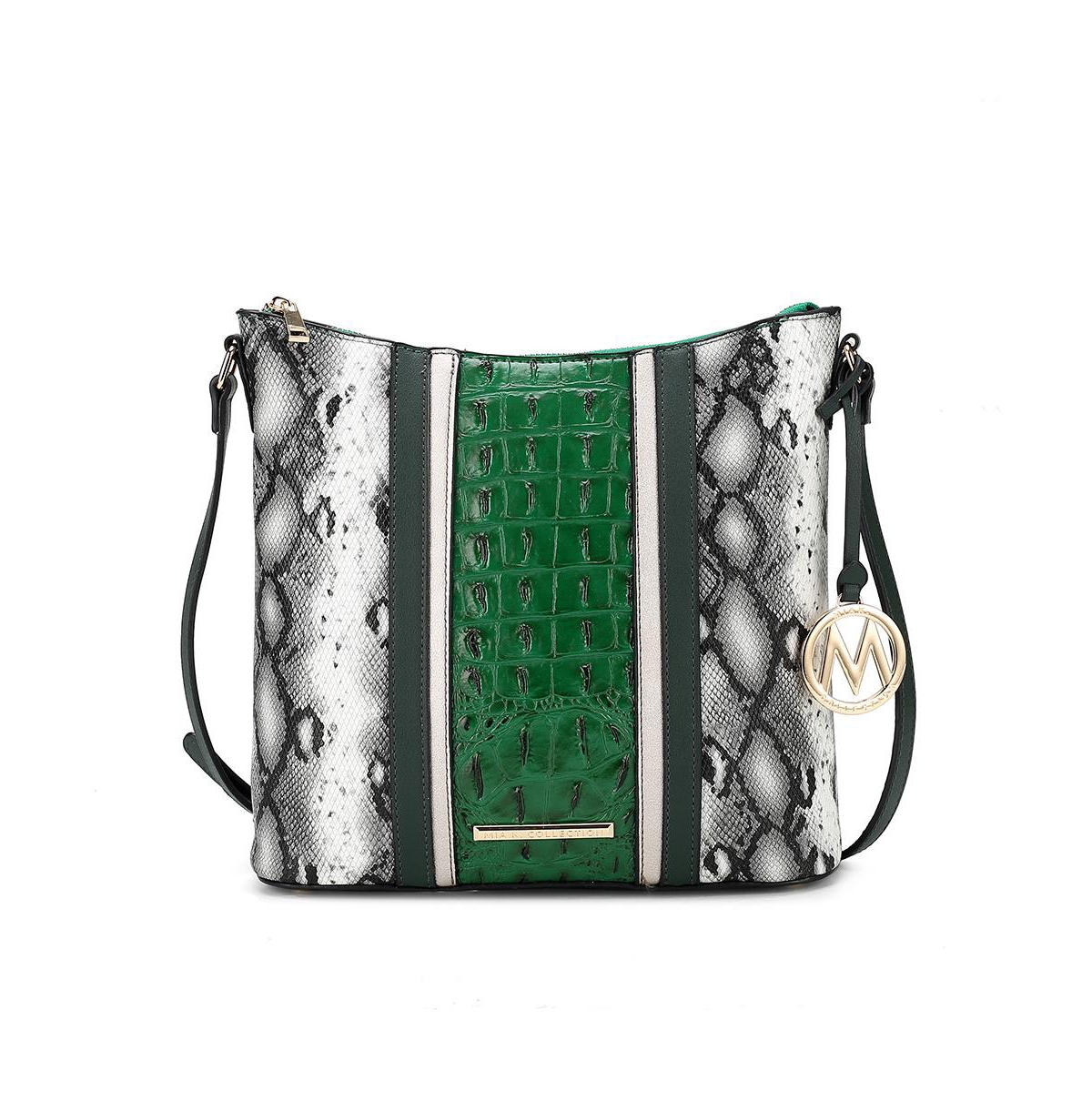 Mkf Collection Meline Croco & Snake Embossed Women's Shoulder bag by Mia K