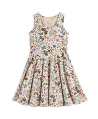 Toddler Girls Fair Trade Organic Cotton Print Sleeveless Twirl Dress