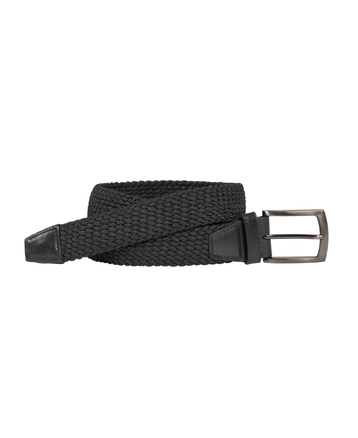 Men's Woven Stretch Knit Belt - Black