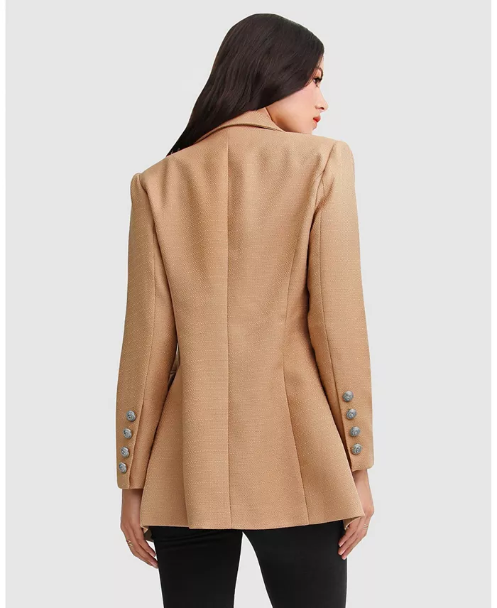 Princess Polina Textured Weave Blazer - thumbnail 6