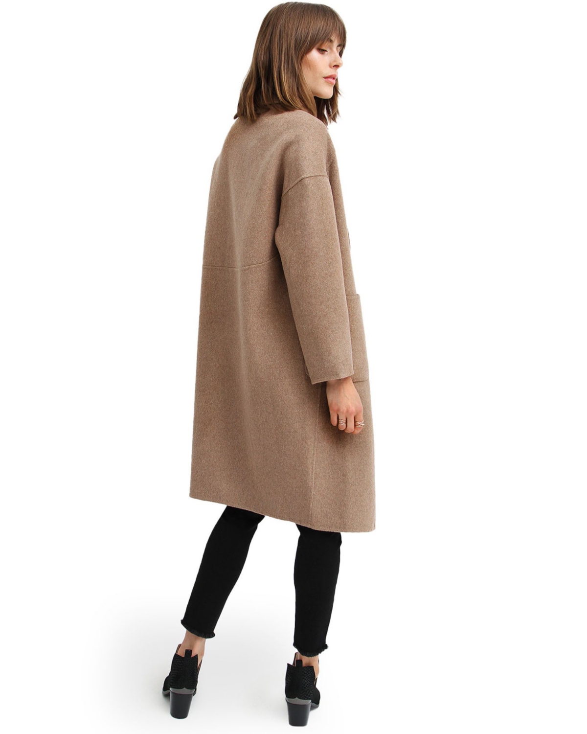 Belle & Bloom Women's Publisher Double Breasted Wool Blend Coat