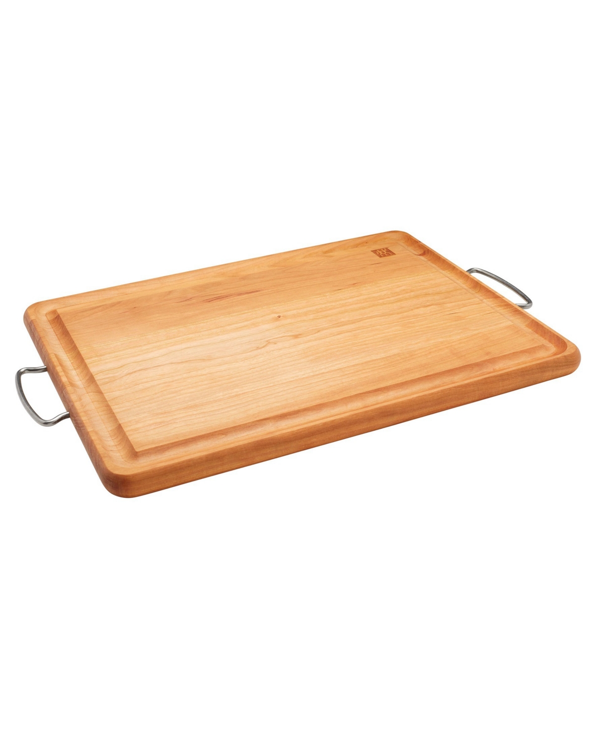 Zwilling Cherry Wood Carving Board With Handles In Natural