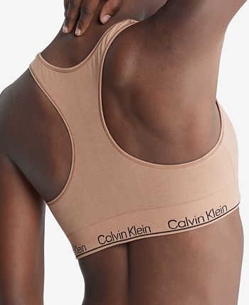 Calvin Klein Modern Seamless Naturals Lightly Lined Bralette QF7691 - Macy's