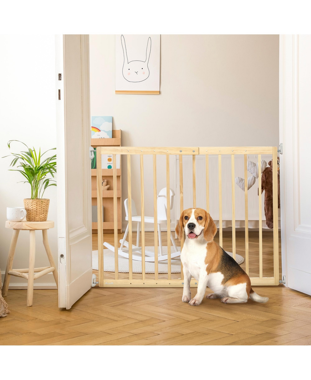 Richell deluxe freestanding pet gate with door medium outlet