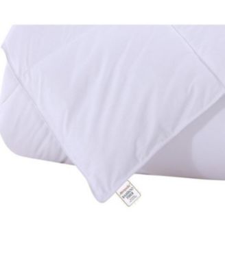 Viscose From Bamboo Filled Blanket 300 Thread Count 100% Cotton Sateen White Shell, King/CalKing