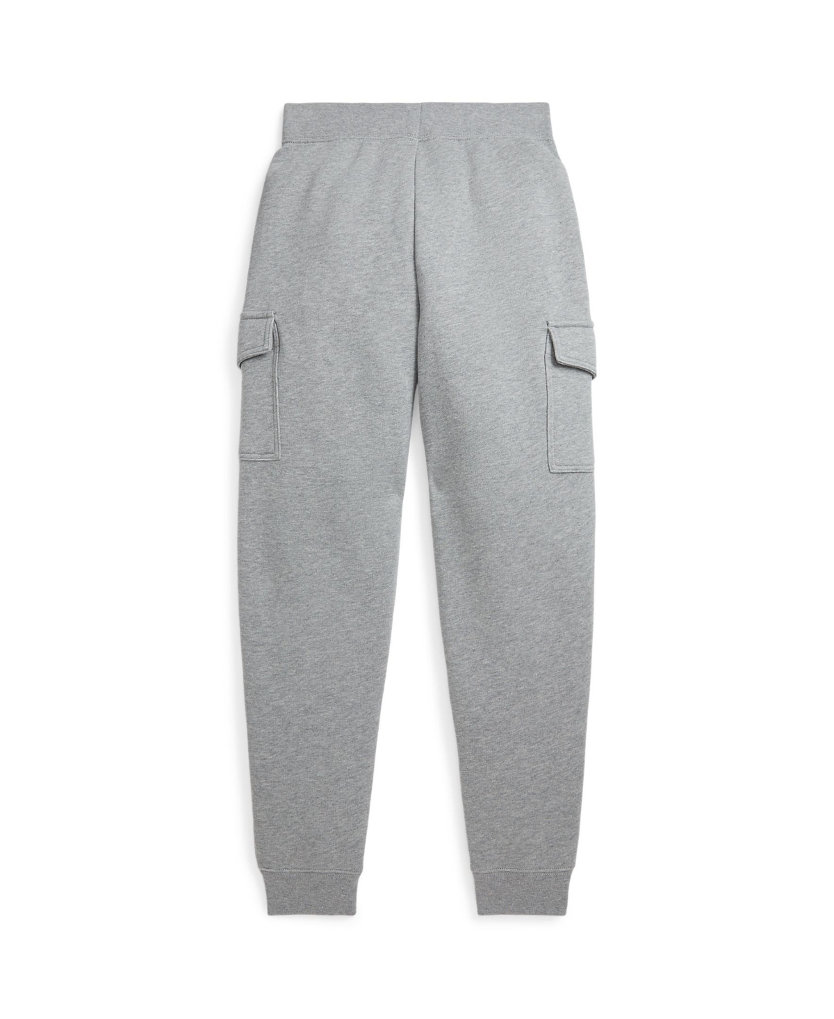 Polo Ralph Lauren Big Boys Fleece Cargo Jogger Pants - Andover Heather with Navy
