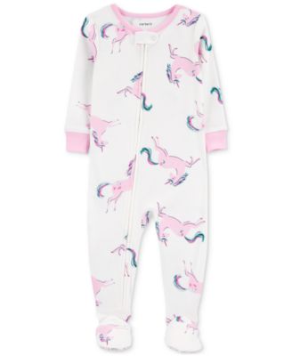 Carter's 3-Piece Toddler Girls' Unicorn and Star Poly Jersey