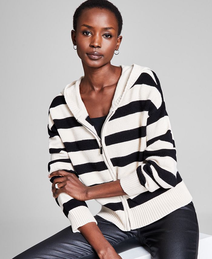 Zip hoodie sweater discount women's