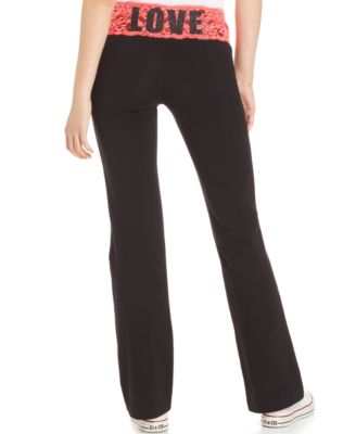 wide leg yoga trousers