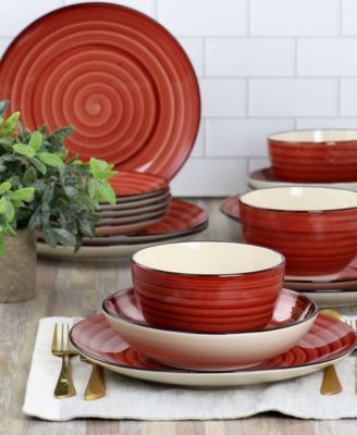 Gia 24 Pc. Dinnerware Set, Service for 6