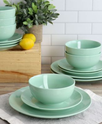 Luna 18 Pc. Dinnerware Set, Service for 6