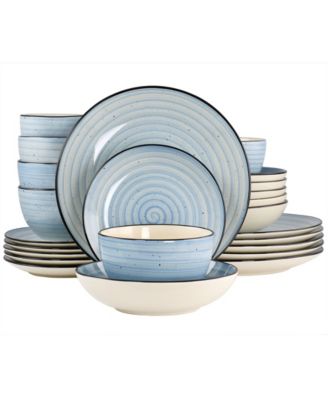 Gia 24 Pc. Dinnerware Set, Service for 6